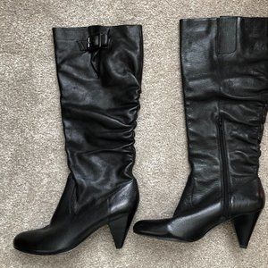 Leather boots Nine West size 91/2 Like new